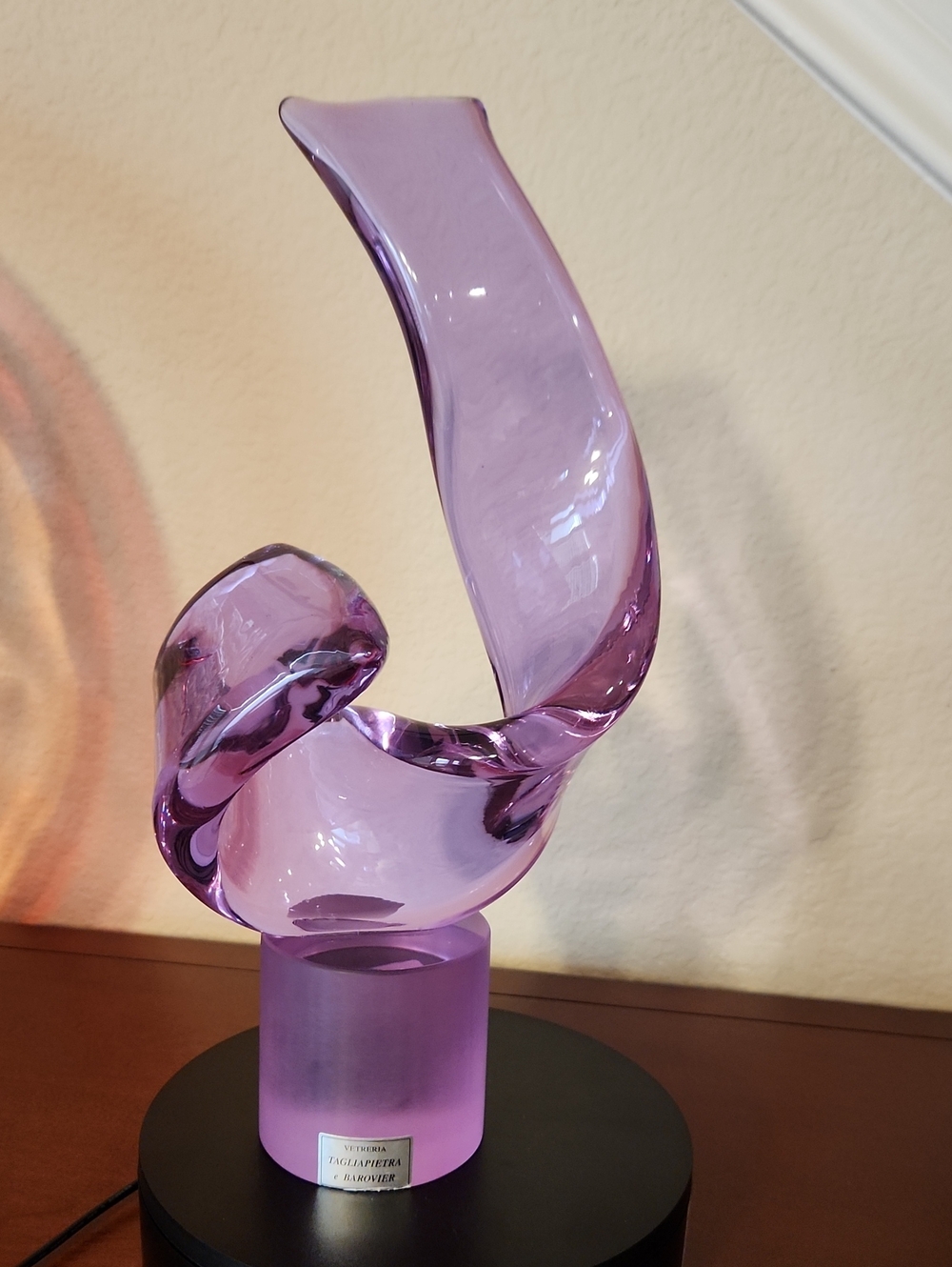 Signed ANDREA TAGLIAPIETRA for Barovier | 13" Alexandrite Murano / Museum Grade